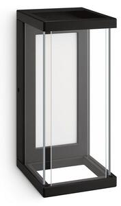 Philips 8720169266797 Outdoor Ulyzo vonkajšie nástenné svietidlo LED 12W/1500lm 2700K IP44 čierna