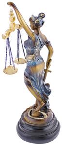 Socha spravodlivosti Justícia 33cm (Socha justitia s váhami spravodlivosti výšky 33 cm)