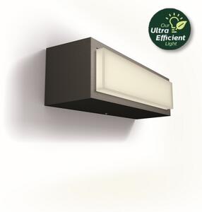Philips 8720169263697 UltraEfficient Stratosphere vonkajšie nástenné svietidlo LED 3,8W/800lm 2700K IP44 antracit