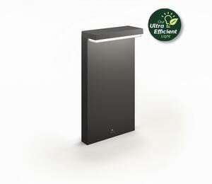 Philips 8720169257290 UltraEfficient Bustan vonkajšie stojanové svietidlo/stĺpik LED V400mm 3,8W/800lm 2700K IP44 antracit