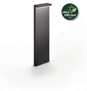 Philips 8720169257436 UltraEfficient Bustan vonkajšie stojanové svietidlo/stĺpik LED V770mm 3,8W/800lm 2700K IP44 antracit