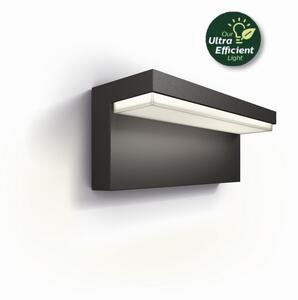 Philips 8720169257252 UltraEfficient Bustan vonkajšie nástenné svietidlo LED 3,8W/800lm 2700K IP44 antracit