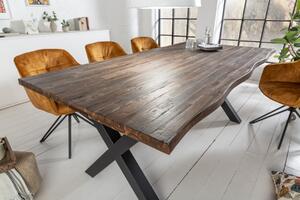 Jedálenský stôl REGESIS 200 cm - akácia, hnedá