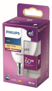 Philips 8719514309647 LED žiarovka E14 7W/60W 806lm 2700K P48 kvapka