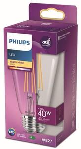 Philips 8718699763039 LED žiarovka classic 4,3W/40W 470lm E27 2700K ST64 filament