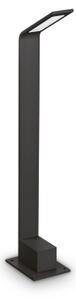 Ideal lux 326696 OUTDOOR AGOS vonkajšie stojanové svietidlo/stĺpik LED V600mm 6,5W 670/560lm 3000K IP54 čierna