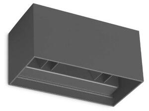 Ideal lux 328676 OUTDOOR ATOM vonkajšie nástenné svietidlo LED 25W 2100/1340lm 3000K IP54 čierna