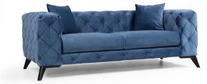 Dizajnová sedačka Rococo 197 cm modrá