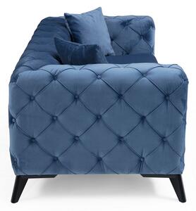 Dizajnová sedačka Rococo 197 cm modrá