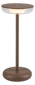RABALUX 77089 Konin vonkajšie dekoratívne svietidlo/lampička LED V260mm 6W/60lm 3000K IP44 karamel, priehľadná