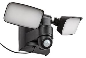 RABALUX 77091 Leszno solárne svietidlo/reflektor so senzorom LED 10W/800lm 4000K IP54 čierna, biela