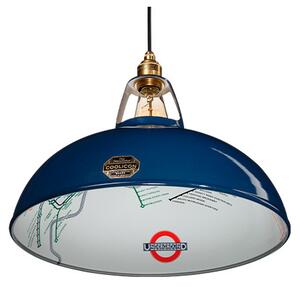 Coolicon - Large 1933 Design Závěsná Lampa Piccadilly Line Blue - Lampemesteren