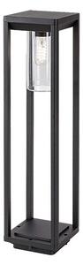 RABALUX 77087 Zernest  vonkajšie stojanové svietidlo/stĺpik 1xE27 V600mm IP54 čierna, priehľadná