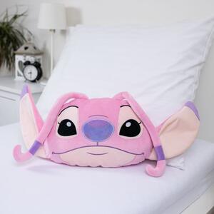 Fleecový detský vankúšik 41x32 cm Lilo and Stitch "Angel Pink" – Jerry Fabrics