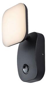 RABALUX 77058 Odiel vonkajšie nástenné svietidlo so senzorom LED 12W/850lm 3000K IP44 čierna, biela
