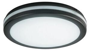 RABALUX 77035 Indre vonkajšie stropné svietidlo LED D300mm 28W/2450lm 3000+4000+6500K IP54 čierna, biela