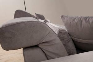 Dizajnová sedačka Heimana 185 cm svetlosivá