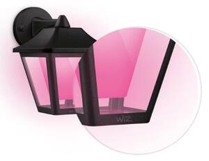 Philips Wiz Colors 8720169076181 Outdoor Wall light vonkajšie nástenné svietidlo LED 9,5W/900lm 2700-5000K+RGB IP44 čierna