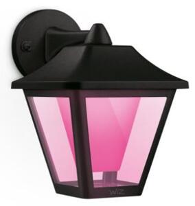 Philips Wiz Colors 8720169076181 Outdoor Wall light vonkajšie nástenné svietidlo LED 9,5W/900lm 2700-5000K+RGB IP44 čierna