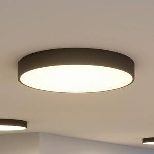 Arcchio LED stropné svietidlo Noabelle, Ø 80 cm, čierna, kov