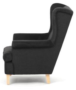 Kreslo čierne AK-388 BK2