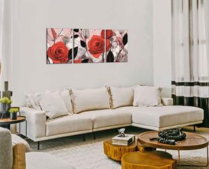 Obraz na plátne Abstraktné ruže