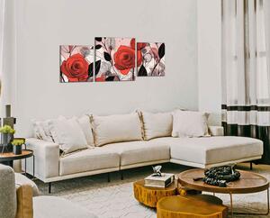 Obraz na plátne Abstraktné ruže