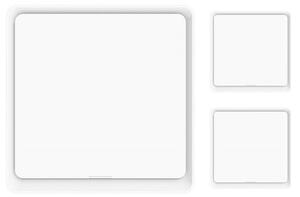 Immax 07506C NEO vypínač, 86x86mm 1-tlačidlový, 1x CR 2430, WiFi, biela,3-set