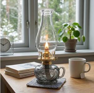 Brilagi - Petrolejová lampa MERLIN dymová/šedá
