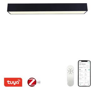 Immax 07074-90 NEO CANTO Smart stropné svietidlo LED 900x150mm 50W/4220lm 3000-6000K, čierne, Zigbee 3.0