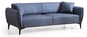 Dizajnová 3-miestna sedačka Beasley 220 cm modrá