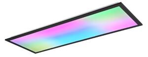 TRIO Reality R67668032 BETA stropné svietidlo SMD LED 800x290mm 31W/3550lm 2700-6500K čierna matná, Dynamic Light, stmievateľné, diaľkový ovládač