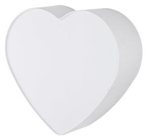 Detské prisadené svietidlo TK 5925 HEART biela