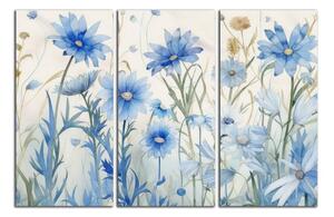 Moderný obraz Modré kvety