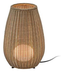 Bover LED stolová lampa Amphora, hnedá/béžová Výška 47 cm