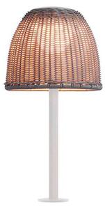 Bover LED stolová lampa Atticus, prírodná biela/béžová, výška 50 cm