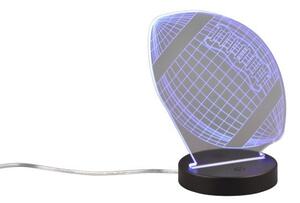 TRIO Reality R52821132 FOOTBALL dekoračná stolná lampička SMD LED V210mm 3,2W/250lm 3000K čierna matná