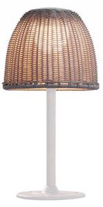 Podstavná lampa Bover LED Atticus, výška 40 cm, prírodná biela/béžová