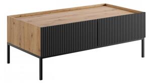 Mirjan24 Konferenčný stolík Zulek 2SZ, Farby: dub artisan / dub artisan + čierna 5903211407604