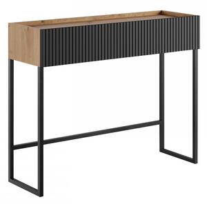 Mirjan24 Toaletný stolík Zulek 2SZ, Farby: dub artisan / dub artisan + čierna Mirjan24 5903211407581