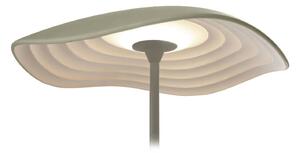 Stolová lampa Bover LED Valentina M/29, olivovo sivá/biela