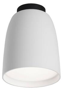 Bover LED vonkajšie stropné svietidlo Nut, biele, hliník/oceľ, Ø 10 cm