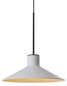 Bover LED závesná lampa Platet, čierna/sivá, Ø 20 cm