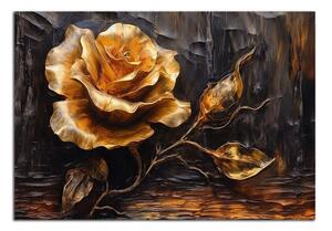 Obraz na plátne Zlatá ruža