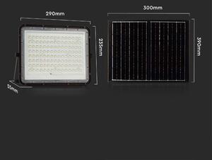 LED solárny reflektor 20W s diaľkovým ovládaním