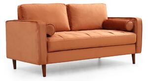 Dizajnová sedačka Jarmaine 175 cm oranžová