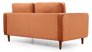 Dizajnová sedačka Jarmaine 175 cm oranžová