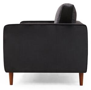 Dizajnová sedačka Jarmaine 175 cm čierna
