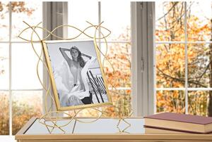 Kovový stojací rámček na fotky Mauro Ferretti Glam X, 35,5 x 37 cm