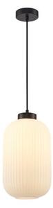 ITALUX PND-52636-1-BK Lindo závesné svietidlo 1xE27 D200mm čierna, biela